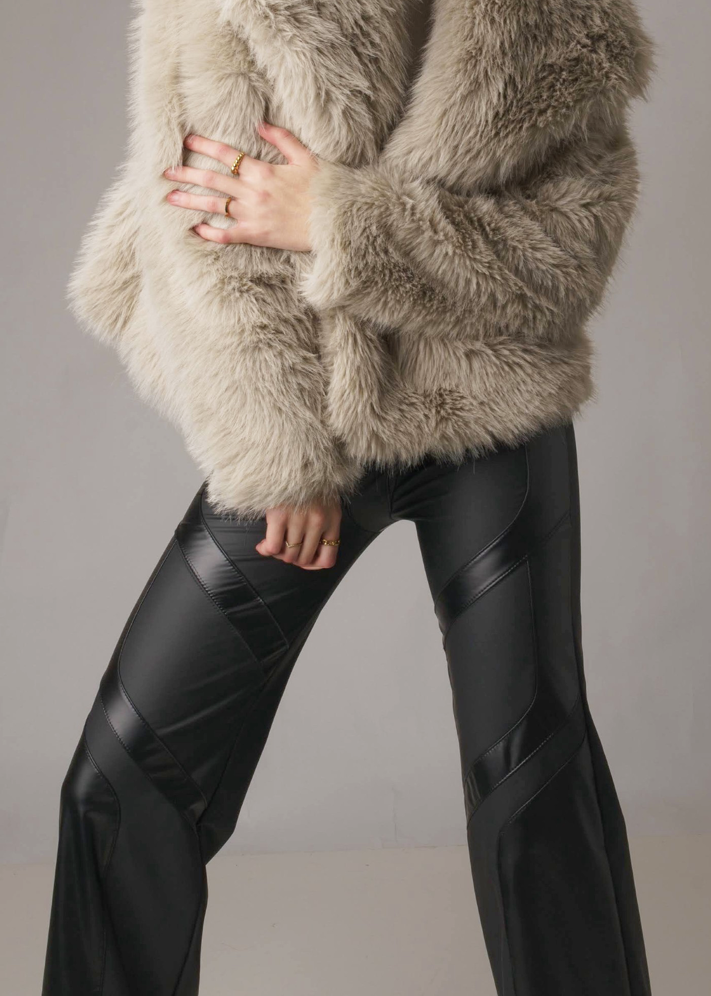 Monarch Pants, Two-Tone Black