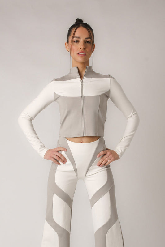 Long Sleeve Motto Lounge Jacket