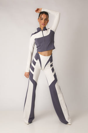 Charcoal/Off-white