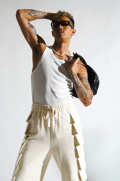 Organic Cotton Racer Sweatpants (OFF-THE-RUNWAY)